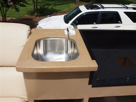 Outdoor Sink For Pontoon Boat Kitchen Area