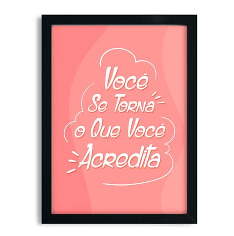 Quadro Decorativo Frase Motivação 241g57 45x33 cm Elo7