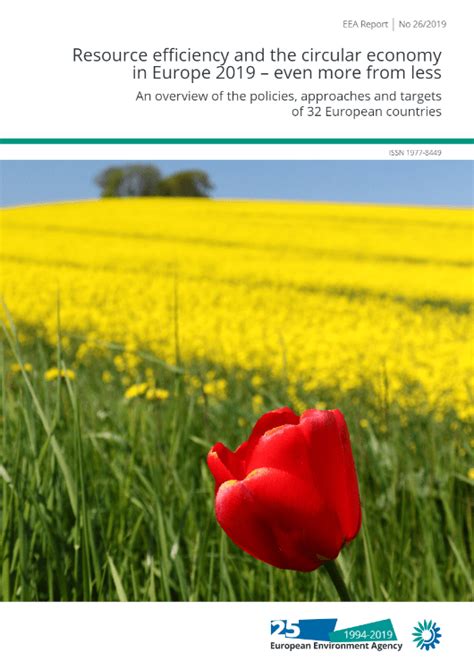 Resource Efficiency And The Circular Economy In Europe 2019 Even More From Less An Overview Of