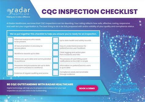 Free Cqc Inspection Checklist Radar Healthcare