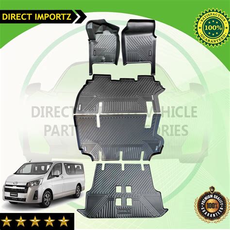 Toyota Hiace GL Grandia 2019 To 2024 OEM TPE Full Set Deep Dish Matting