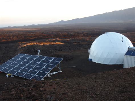 Hi Seas Habitat On The Slopes Of The Mauna Loa Volcano The White Dome