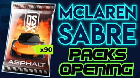 Asphalt UNITE Opening MCLAREN SABRE Packs Ft DRIVE SYNDICATE X