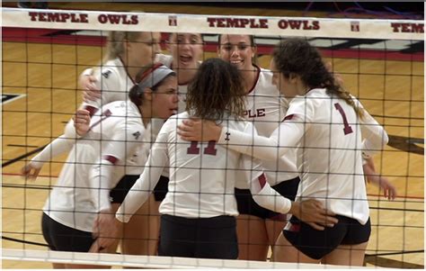 Temple Volleyball Hands Smu First Conference Loss Temple Update