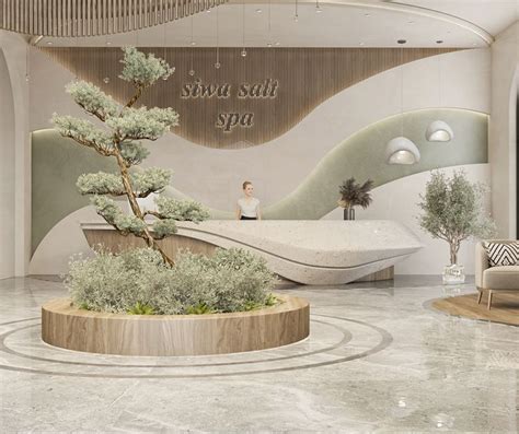 Siwa Salt Spa Reception Design Behance In Wellnes Akustik