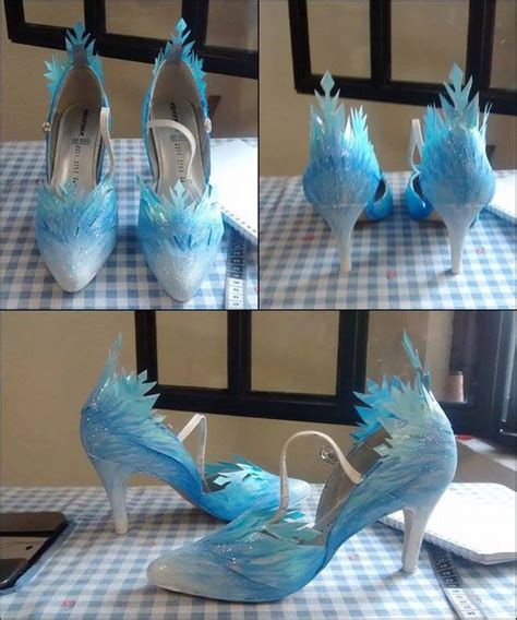 Elsa Shoes By RosaliHatsuneArt On DeviantArt In 2024 Elsa Shoes Elsa