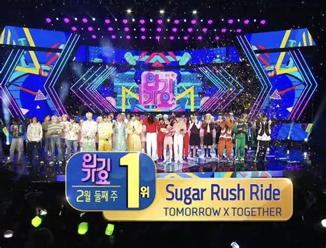 Txt Wins Inkigayo With ‘sugar Rush Ride