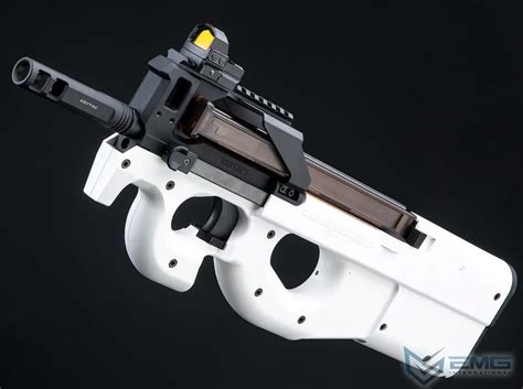 Fn Herstal P90 Smg Alpine Custom Edition Aeg White Black Krytac