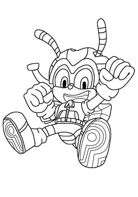 Dibujos De Charmy Bee Feliz Para Colorear Para Colorear Pintar E