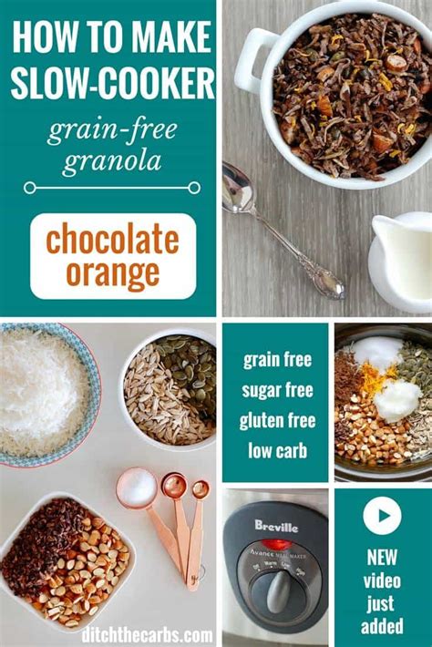 Video How To Make Easy Slow Cooker Grain Free Granola Jaffa Chocolate Orange Flavour It