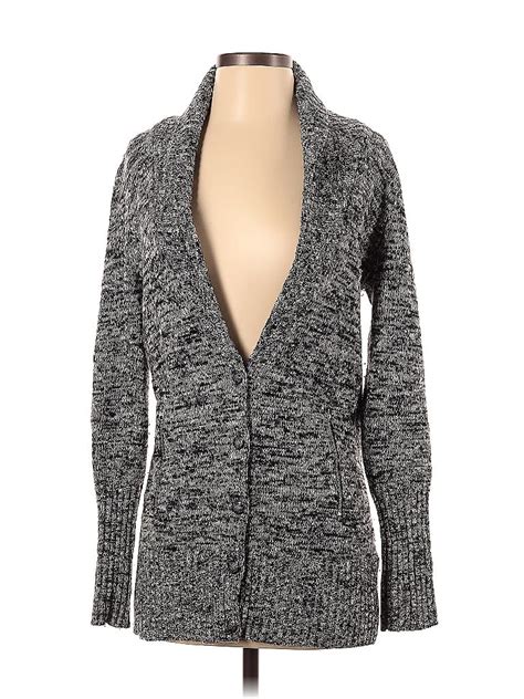 J Crew Color Block Marled Gray Wool Cardigan Size S Off Thredup