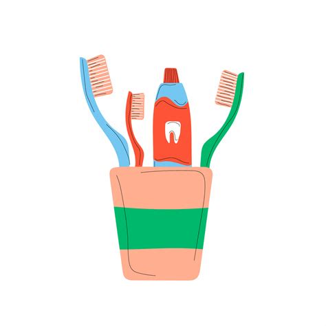 icono con cepillos de dientes para adultos y niños pasta de dientes en