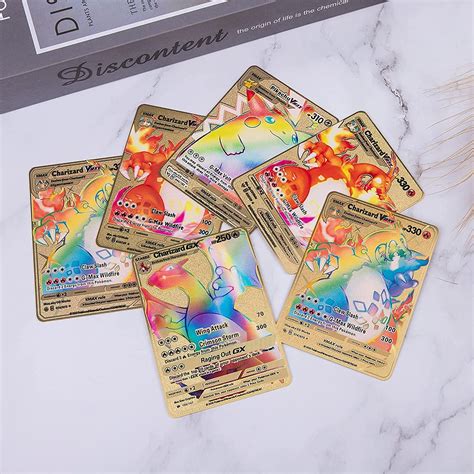 Buy Charizard Vmax Metal Gold Plated Card Charizard Vmax DX GX Metal