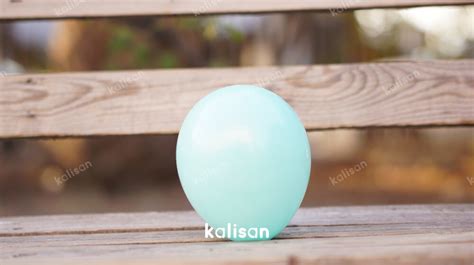 5 12 50 cm Mini Deniz Yeşili Standart Balon Kalisan Balon