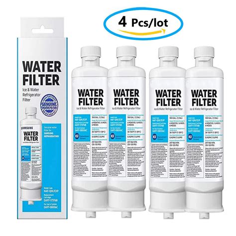 4 Pack Da97 17376b Refrigerator Water Filter Compatible With Haf Qin