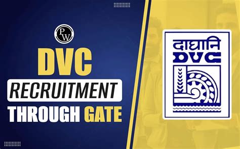 DVC Recruitment 2024 Through GATE Notification Out For Executive