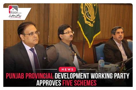 Punjab Provincial Development Working Party Approves Five Schemes