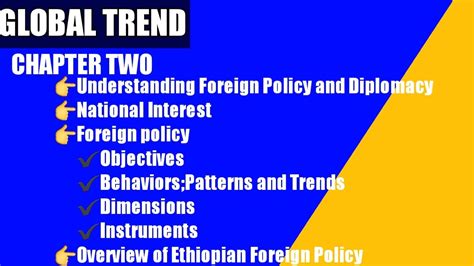 Global Trend Chapter2 Part1 Understanding Foreign Policy And Diplomacy