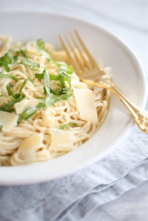 Easy Basil Lemon Sauce For Pasta