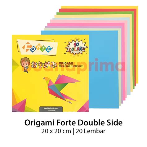 Jual Origami Double Side Forte X Cm Kertas Lipat Sisi Warna