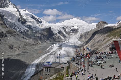 Der Gletscher Pasterze Am Fu Des Gro Glockner Von Der Kaiser Franz