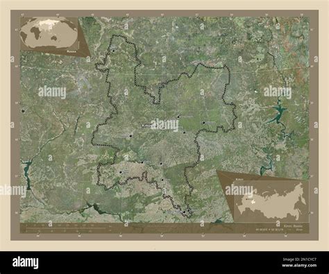 kirov region russia high resolution satellite map locations names major cities