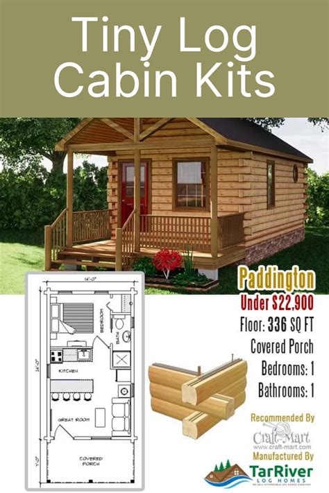 Tiny Log Cabin Kits Easy Diy Project Artofit