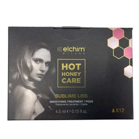 Elchim Milano Hot Honey Care Sublime Liss Smoothing Treatment Pods Oz X Frys Food