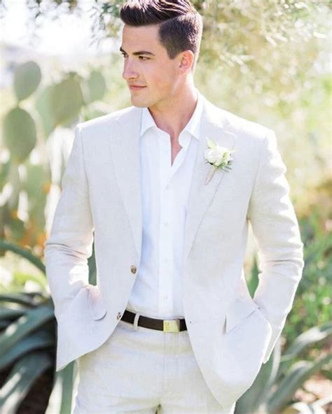 Men Linen 2 Piece Suit Wedding Suit Summer Wedding Suit Linen - Etsy ...