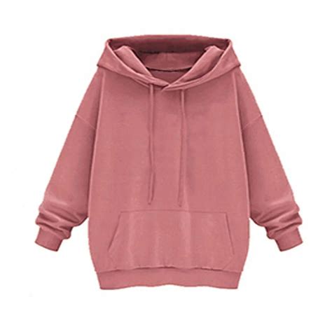 Feitong Sweatshirts Harajuku Hoddies 2019 For Women Sweet Pockets Long Sleeve Hoodie Hooded