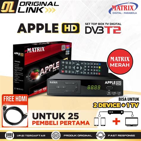 Jual Set Top Box Matrix Dvbt Stb Antena Converter Tv Tabung Analog