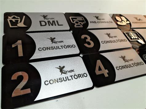 Placas De Identifica O Para Cl Nicas Consult Rios Salas Elo