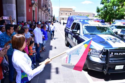 Entrega Tere JimÉnez Nuevas Patrullas A La PolicÍa Municipal