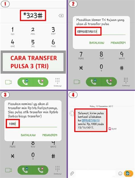 10 Cara Transfer Pulsa Telkomsel Ke Indosat XL Axis Dan 3