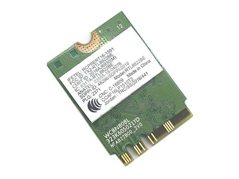 Realtek RTL8822BE 802.11AC 2.4G/5GHz WiFi Bluetooth 4.1 NGFF Wireless ...