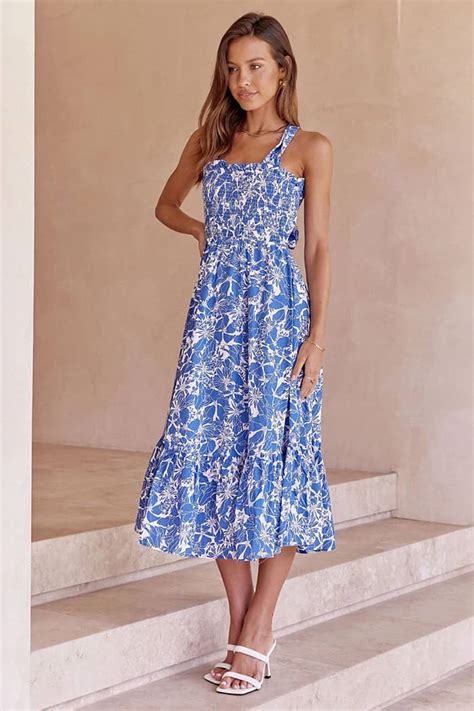 Robe Champêtre Bleue Reine Champêtre