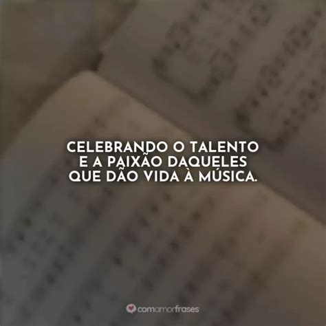 Celebrando O Talento E A Paix O Daqueles Que D O Vida M Sica Dia Do