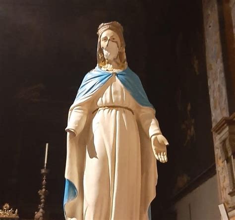 La Statua Della Madonna Profanata Di Batnaya A Venezia ACS Italia