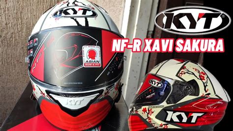 Kyt NF R XAVI SAKURA Dual Visor Kythelmet YouTube