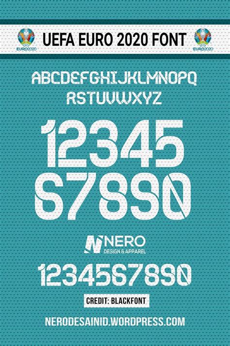 Free Download Uefa Euro 2020 Font Fonts Euro Number Fonts