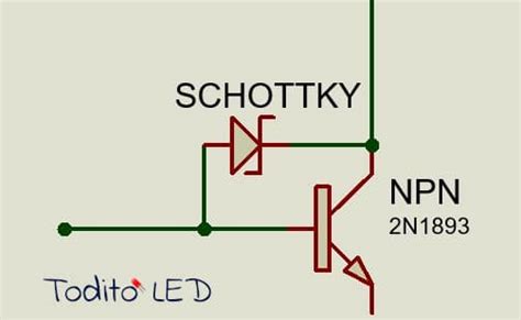 La Función Del Diodo Schottky En Un Circuito De Voltaje Directo