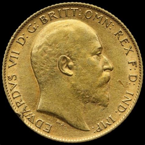 Edward Vii Gold Half Sovereign