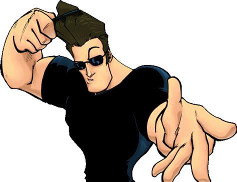 Download Guqkxnk Johnny Bravo In Mirror Clipart Png Download Pikpng