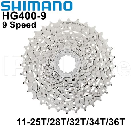 Shimano Cs Hg400 9 Cassette 9 Speed 11 25t 11 28t 11 32t 11 34t 11