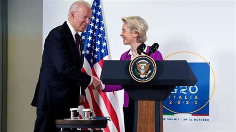 Joe Biden Ursula Von Der Leyen Dago Fotogallery