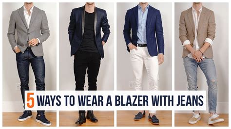 How To Wear A Blazer With Jeans And Sneakers Elevate Your Casual Look