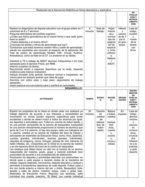 Sec Didactica Mario Sep Formato Simple Pdf