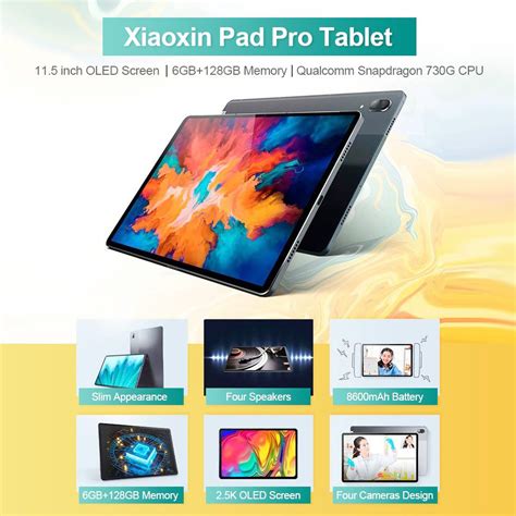 Lenovo Xiaoxin Pad Pro WLAN Tablet 11 5 Zoll Snapdragon 730G 6 GB 128 GB