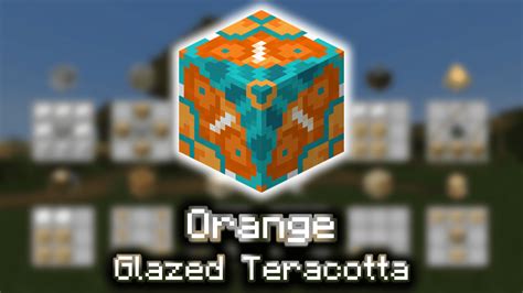 Orange Glazed Terracotta Wiki Guide Minecraft Net