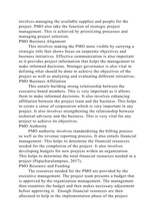 running head pmo charterpmo charter pmo cdocx